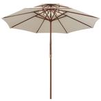 Dubbeldekker parasol 270x270 cm, Ophalen of Verzenden, Nieuw, 2 tot 3 meter, Stokparasol