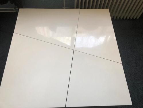 Prachtige hoogglans witte salontafel, Huis en Inrichting, Tafels | Salontafels, Gebruikt, Minder dan 50 cm, 100 tot 150 cm, 100 tot 150 cm