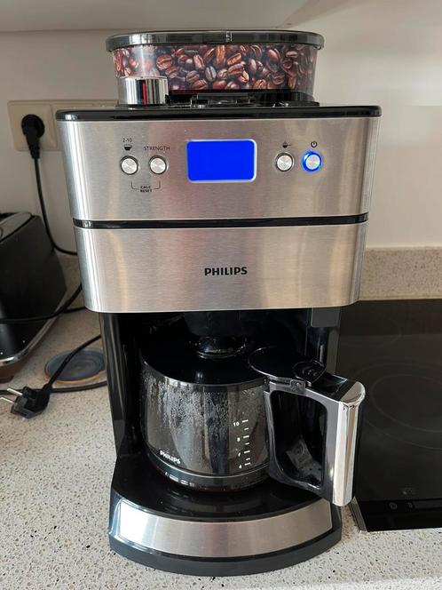 Philips koffiezetapparaat 4-10 kopjes bonen of filter, Witgoed en Apparatuur, Koffiezetapparaten, Zo goed als nieuw, Gemalen koffie