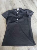 Artengo xs sportshirt tennis tshirt shirt zwart zwarte polo, Verzenden, Zwart, Zo goed als nieuw, Racketsport
