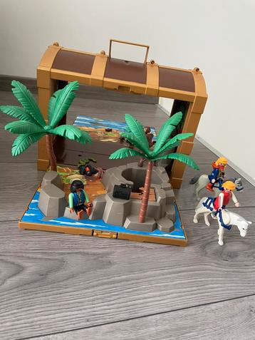 Playmobil piraten eiland schatkist beschikbaar voor biedingen