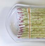 Asperge schaal Barbotine Majolica presenteer schaal, Ophalen of Verzenden