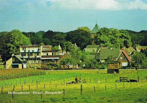Hellendoorn, Hotel Bergzicht - 1981, Verzamelen, Ansichtkaarten | Nederland, Gelopen, Overijssel, 1960 tot 1980, Ophalen of Verzenden
