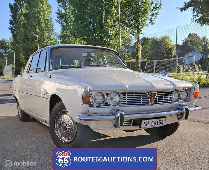 Rover 2000TC | 1967 | Route 66 Auctions, Auto's, Oldtimers, Bedrijf, Te koop, Rover, Benzine, Overige carrosserieën, Handgeschakeld