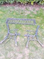 Gietijzeren poten van tuinbankje, Ophalen, Gebruikt, Metaal