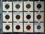 Set van 12 stuks 2,5 centen. Wilhelmina. 1894-1941, Ophalen of Verzenden, Nederland, Munten