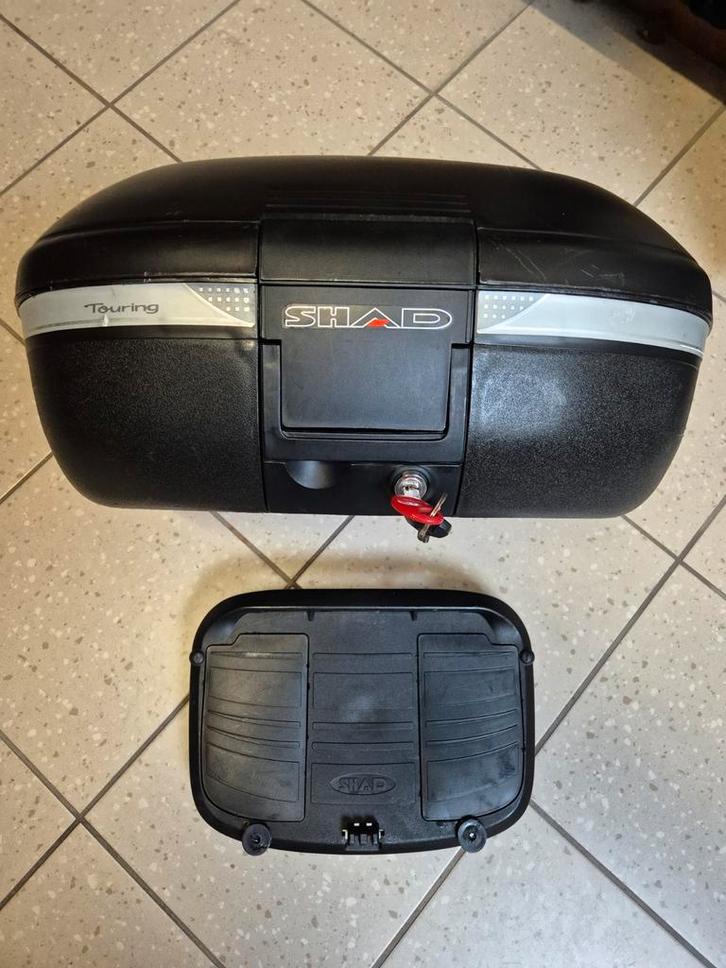 SHAD SH42 touring topkoffer motor incl grondplaat, Motoren, Accessoires | Koffers en Tassen, Gebruikt, Ophalen of Verzenden