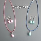 Bubble tea jewellery set, Ophalen of Verzenden, Nieuw, Zilver, Zilver