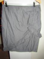 D1965 Josephine & Co mt 40 rok grijs denim roezels, Maat 38/40 (M), Josephine & Co, Verzenden, Zo goed als nieuw