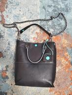 Gabs leren tas - schoudertas donkerbruin gratis verzenden, Sieraden, Tassen en Uiterlijk, Verzenden, Zo goed als nieuw, Bruin