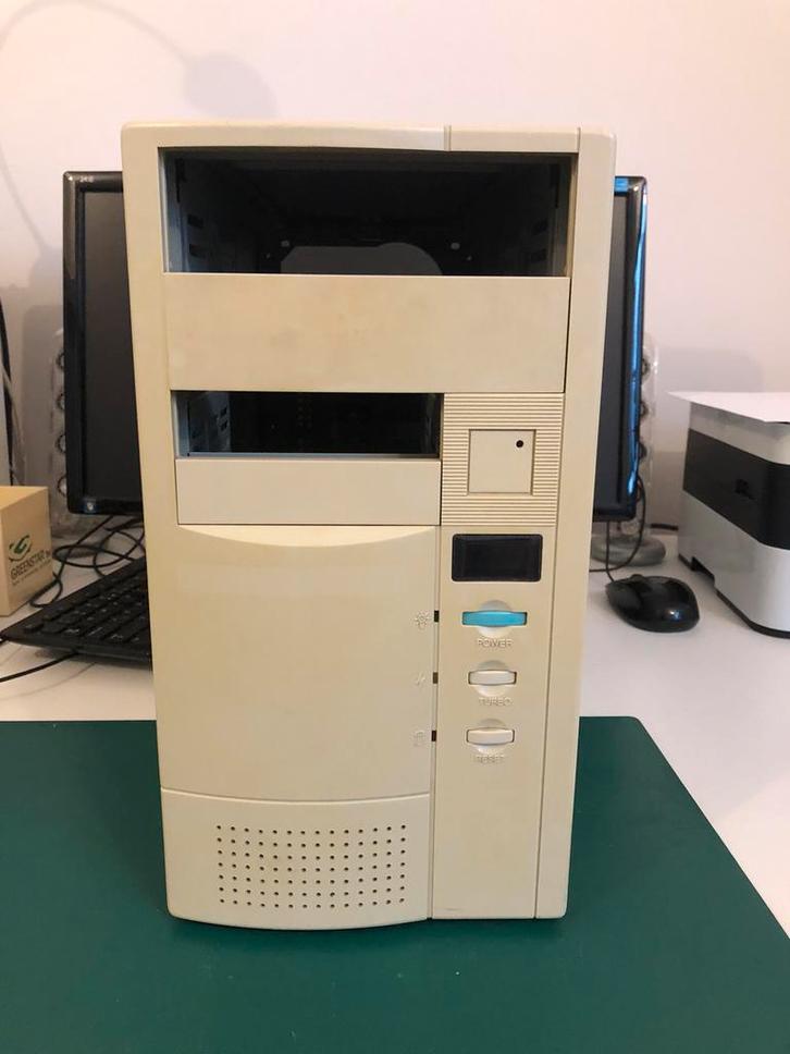 AT mini tower behuizing., Computers en Software, Vintage Computers, Ophalen of Verzenden