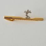 Disney Mickey Mouse stropdas clip goud / silver kleur, Sieraden, Tassen en Uiterlijk, Broches, Overige materialen, 4 tot 7 cm