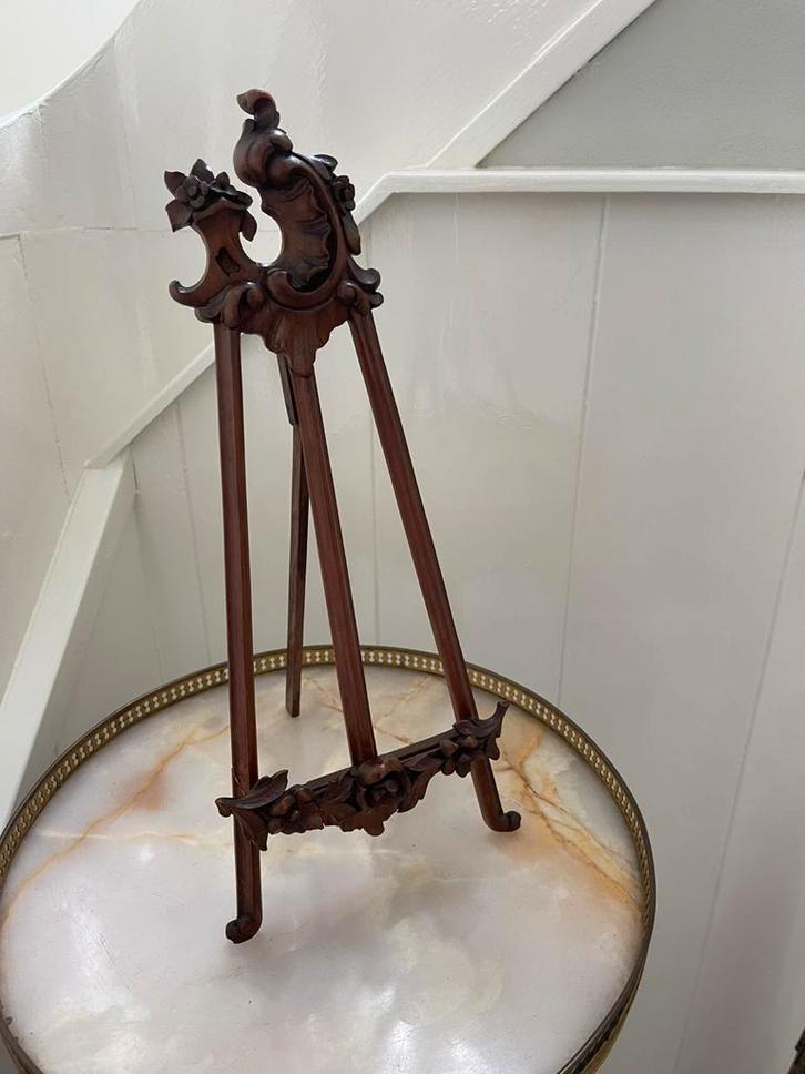 Houten Standaard - schilderijstandaard, Antiek en Kunst, Curiosa en Brocante, Ophalen of Verzenden