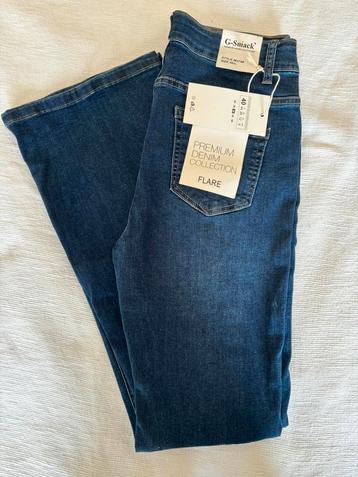 Jeans spijkerbroek flare maat 40 / L