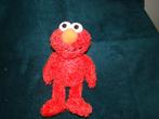 pluizig en rood Elmo 30 cm uit sesam straat, Ophalen of Verzenden, Zo goed als nieuw, Overige typen