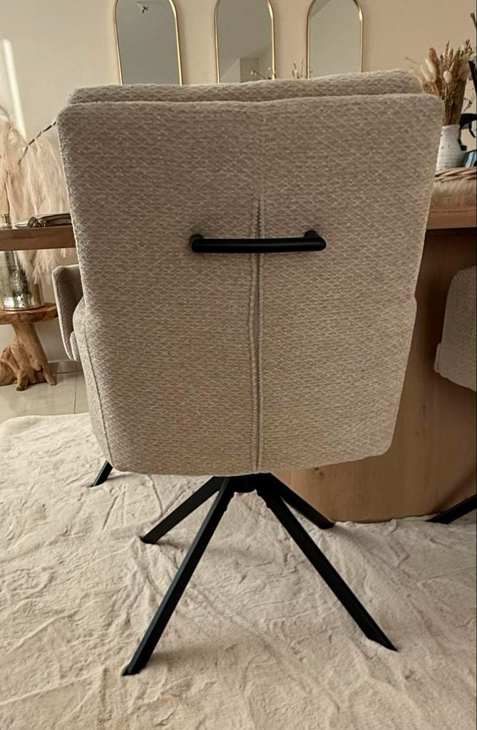 6 Nieuwe Eetkamerstoelen - Stof, Huis en Inrichting, Fauteuils, Nieuw, Stof, Minder dan 50 cm, Minder dan 75 cm, Ophalen