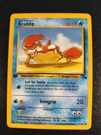 1st edition Jungle Krabby, Hobby en Vrije tijd, Verzamelkaartspellen | Pokémon, Ophalen of Verzenden, Zo goed als nieuw