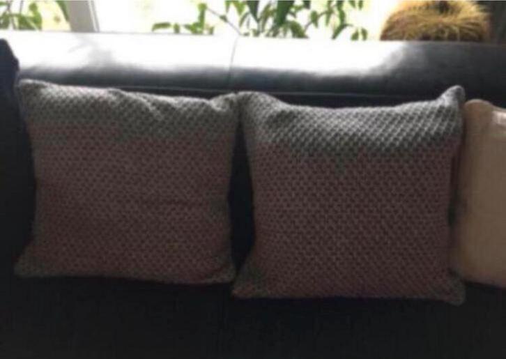 Diverse kussens en kussenhoezen, Huis en Inrichting, Woonaccessoires | Kussens, Nieuw, Grijs, Vierkant, Ophalen of Verzenden