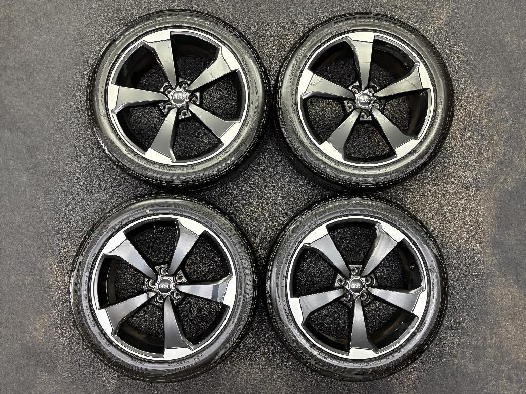 Zomerset 20 inch Audi Q5 / SQ5 / Q3 met Bridgestone-banden, Gebruikt, 255 mm, Velg(en), Ophalen of Verzenden