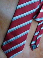 Gestreepte stropdas WESTBURY zijde rood grijs, Kleding | Heren, Stropdassen, Overige kleuren, Ophalen of Verzenden, Met patroon
