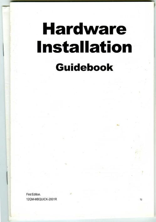 Hardware installation guidebook, Boeken, Informatica en Computer, Zo goed als nieuw, Hardware, Ophalen of Verzenden