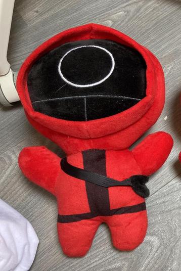 ninja squid game rode knuffel figuur 35cm plush toy nieuw beschikbaar voor biedingen