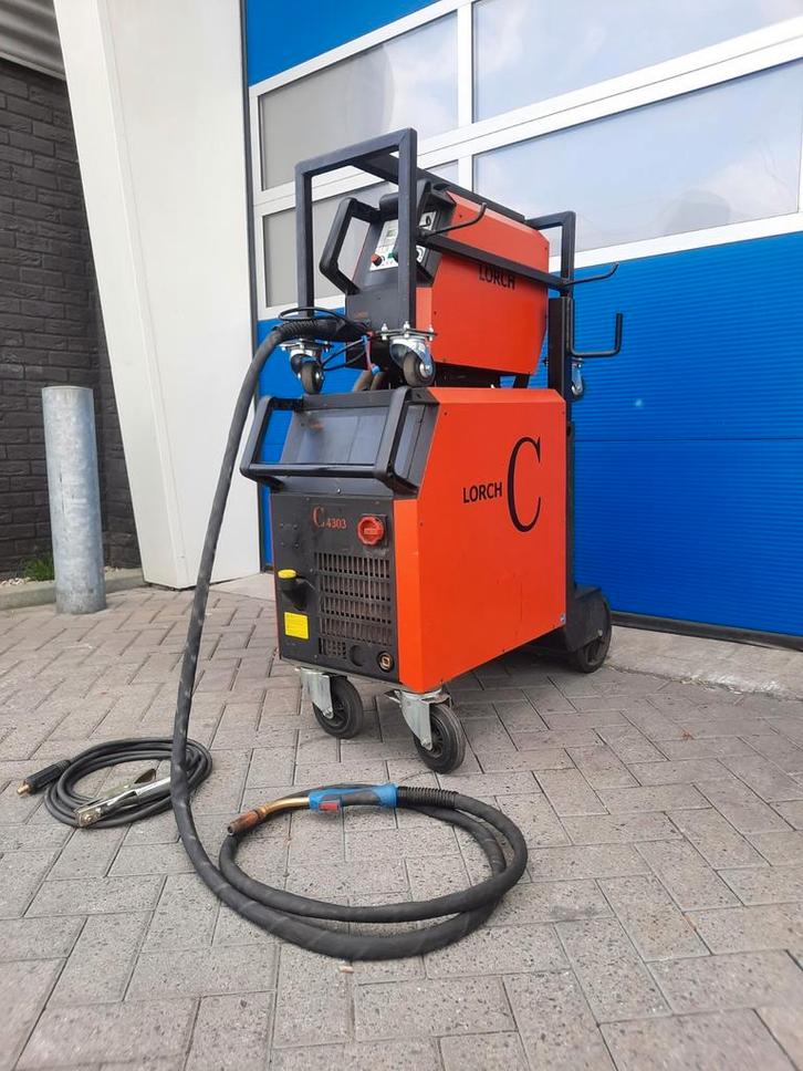 Lorch C4303 Synergisch lasapparaat C02 Max 430Amp 20M pakket, Doe-het-zelf en Verbouw, Gereedschap | Lasapparaten, Gebruikt, Co2