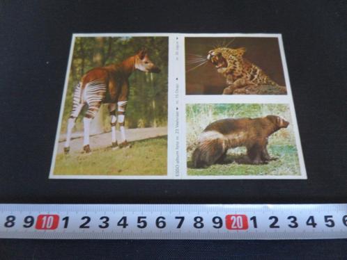 sticker ESSO dieren album jaguar okapi veelvraat 116, Verzamelen, Stickers, Zo goed als nieuw, Bedrijf of Vereniging, Ophalen