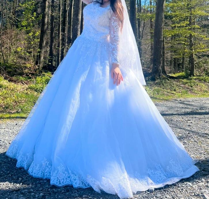 Prachtige trouwjurk, Kleding | Dames, Trouwkleding en Trouwaccessoires, Trouwjurk, Wit, Ophalen of Verzenden