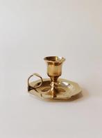VINTAGE MESSING KANDELAAR | 5,5 CM, Antiek en Kunst, Antiek | Kandelaars, Ophalen of Verzenden, Koper of Brons
