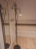 Set vloerlamp incl hanglamp donkerbruin / donker goudkleur, Ophalen, Zo goed als nieuw, Metaal, 150 tot 200 cm