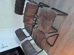 Eetkamerstoelen 4x DTP Design, Huis en Inrichting, Ophalen, Zo goed als nieuw, Zwart, Vier