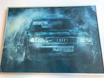 Audi auto fotos reproducties in alu lijst 6stuks en 4, Ophalen