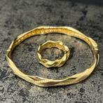 18 karaats gouden armband met ring, Ophalen of Verzenden, Nieuw, Goud
