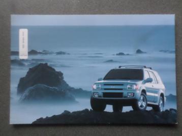 Infinity QX 2001 Brochure beschikbaar voor biedingen