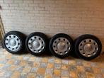 Winterbanden 175/65 R14 op stalen velgen, Auto-onderdelen, Banden en Velgen, Ophalen, 16 inch, Banden en Velgen, 205 mm