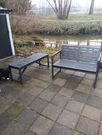Tuinbanken Ikea. Antraciet grijs. Hout., Tuin en Terras, Ophalen, Gebruikt, Hout