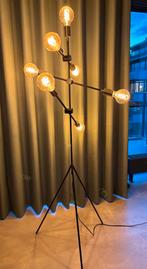 7-armige design vloerlamp inclusief lampen, Huis en Inrichting, Lampen | Vloerlampen, 100 tot 150 cm, Modern, Metaal, Zo goed als nieuw