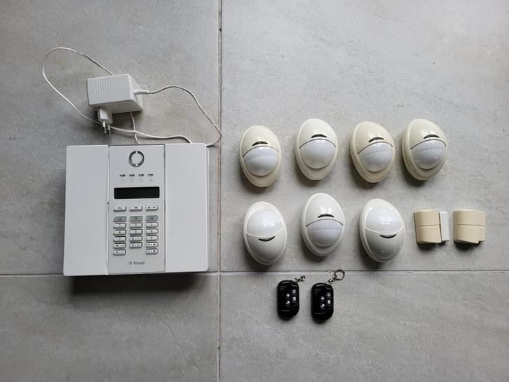 Visonic Powermax alarmsysteem met GSM module en sensoren, Doe-het-zelf en Verbouw, Alarmsystemen, Compleet systeem, Ophalen of Verzenden