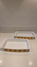 3 ongebruikte vintage schalen van pyroflam, Ophalen of Verzenden, Zo goed als nieuw, Overige materialen, Overige typen