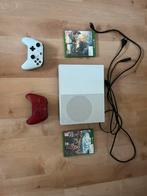 Xbox One S met 2 controllers en 2 games, Spelcomputers en Games, Spelcomputers | Xbox One, Met 2 controllers, Xbox One S, Ophalen of Verzenden