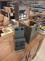 Oude militaire kijker met doos,perescoop., Ophalen of Verzenden