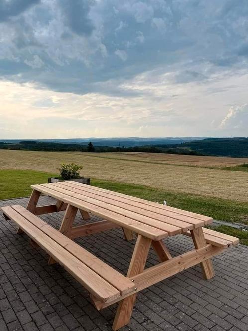 Robuuste picknicktafels, Tuin en Terras, Picknicktafels, Nieuw, Rechthoekig, Hout, Ophalen