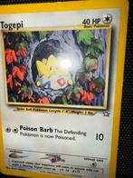 Togepi Pokémon Kaart - Vintage, Hobby en Vrije tijd, Verzamelkaartspellen | Pokémon, Ophalen of Verzenden, Gebruikt, Losse kaart