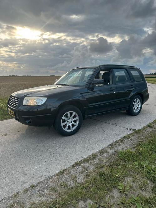 Subaru Forester 2.0 116KW AWD 2008 Zwart, Auto's, Subaru, Particulier, Forester, 4x4, Airbags, Airconditioning, Centrale vergrendeling