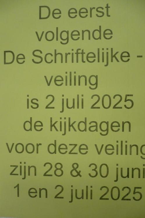 Veilinghuis de Voorstraat,Wij houden 2 juli een schriftelijk, Postzegels en Munten, Munten en Bankbiljetten | Verzamelingen, Munten en Bankbiljetten