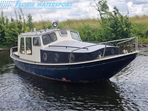 Werkvlet 900 (bj 1980), Watersport en Boten, Motorboten en Motorjachten, Gebruikt, 9 tot 12 meter, Overige brandstoffen, 30 tot 50 pk