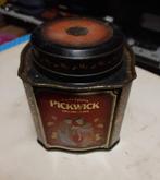 Nostalgisch Roodbruine Douwe Egberts Pickwick China Theeblik, Ophalen, Gebruikt, Thee, Douwe Egberts