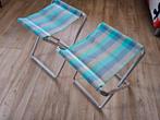 2  kampeer klapstoeltjes, Ophalen of Verzenden, Zo goed als nieuw, Campingstoel