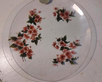 prachtige vintage glazen sandwichschaal CHANCE ENGELAND €8  beschikbaar voor biedingen